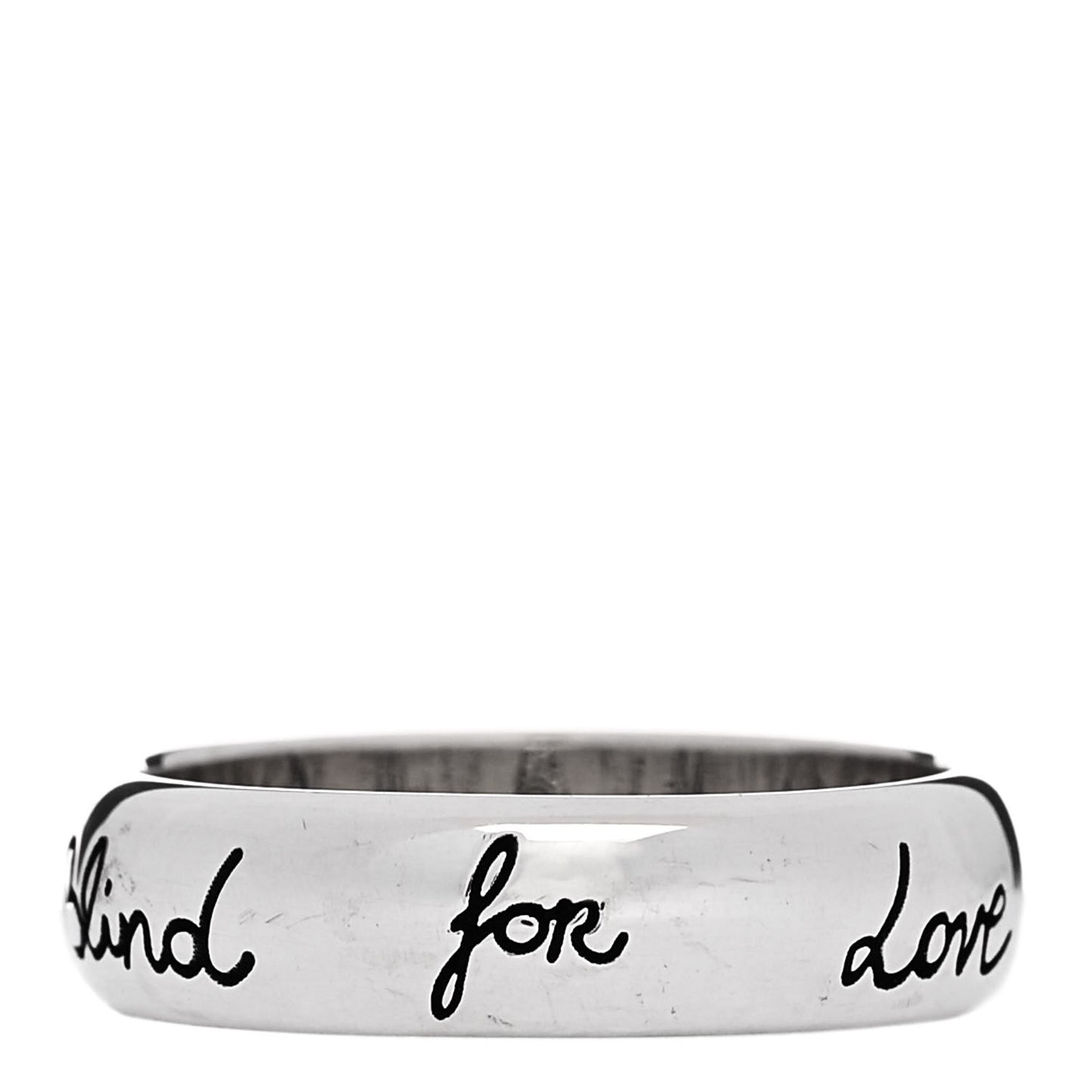 Sterling Silver Blind for Love Band Ring 50 5.5