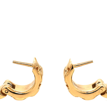 Louis Vuitton Nanogram Pillow Earrings Gold 3 of 5