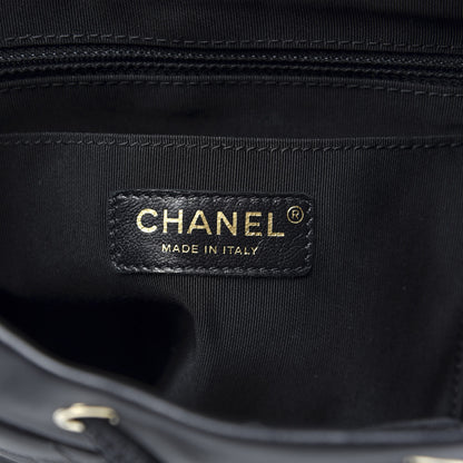 Chanel Calfskin Quilted Small Urban Spirit Backpack Black 5 of 11