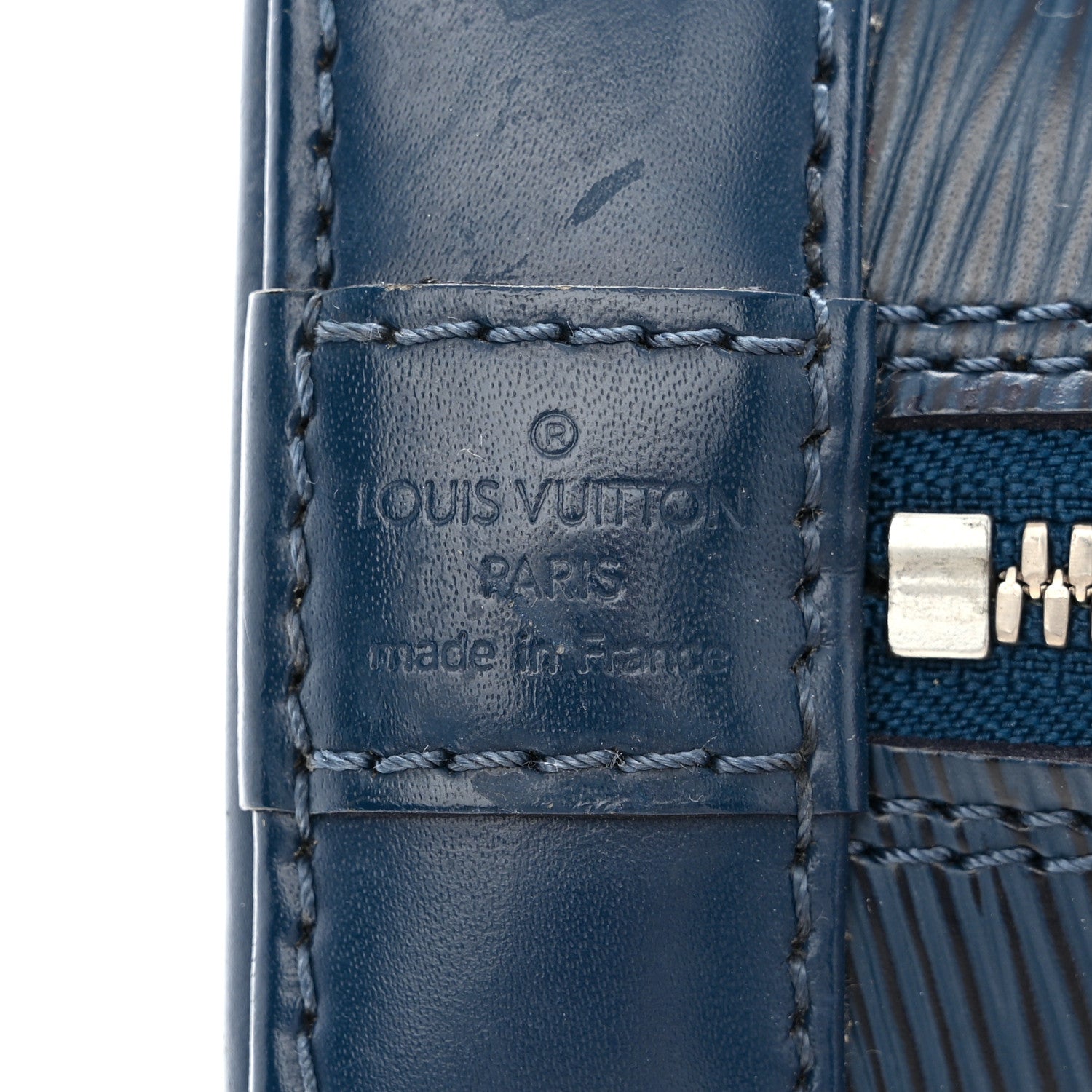 Louis Vuitton Epi Alma BB Indigo 6 of 14