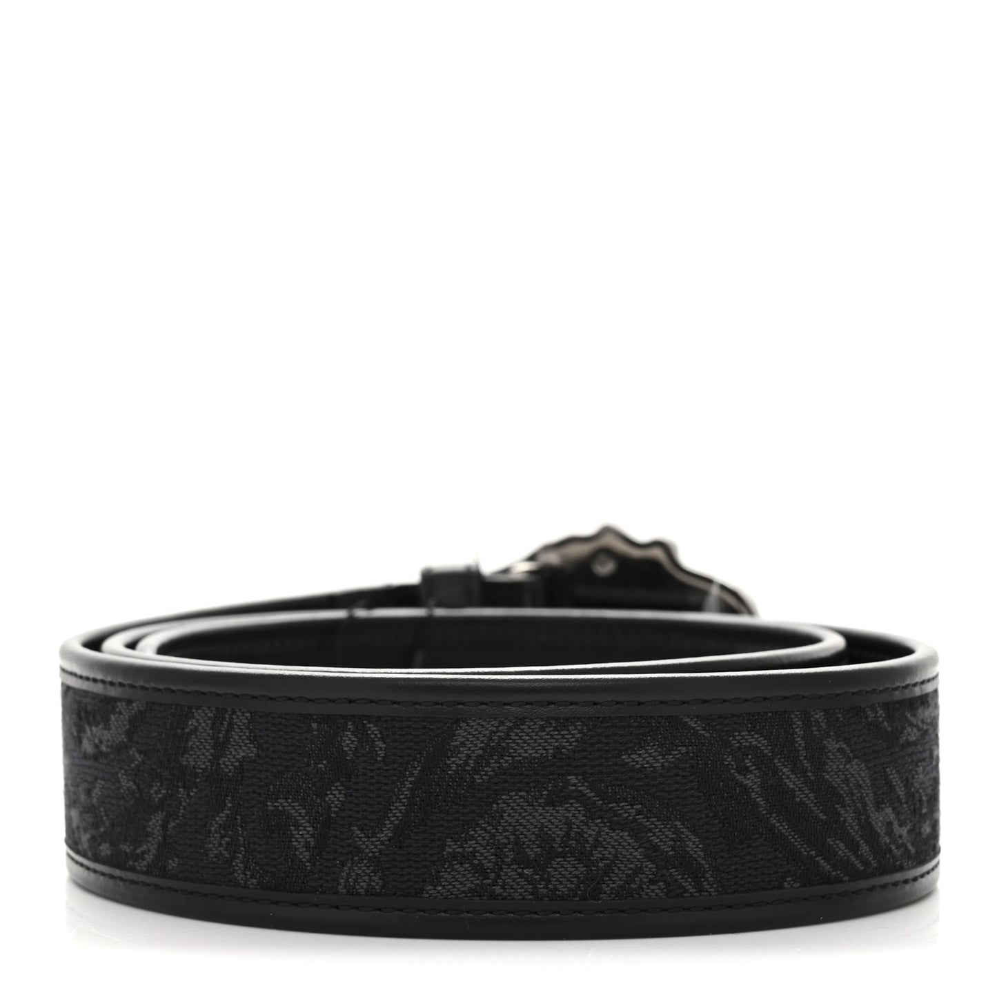 Jacquard Barocco 4cm La Medusa Belt 90 36 Black