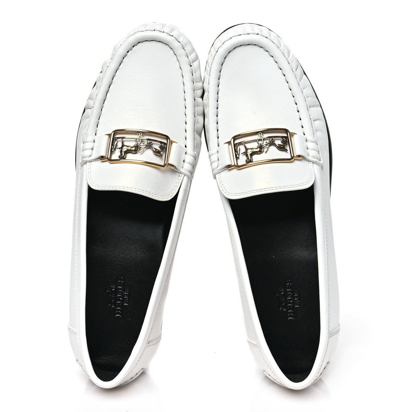 Glazed Nappa Womens Kessy Loafer 39 White