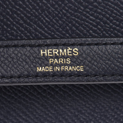 Hermes Epsom Kelly Sellier 25 Bleu Indigo 20 of 43