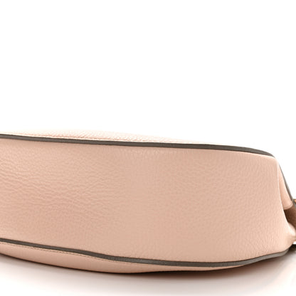 Chloe Grained Lambskin Medium Drew Shoulder Bag Cement Pink 9 of 11