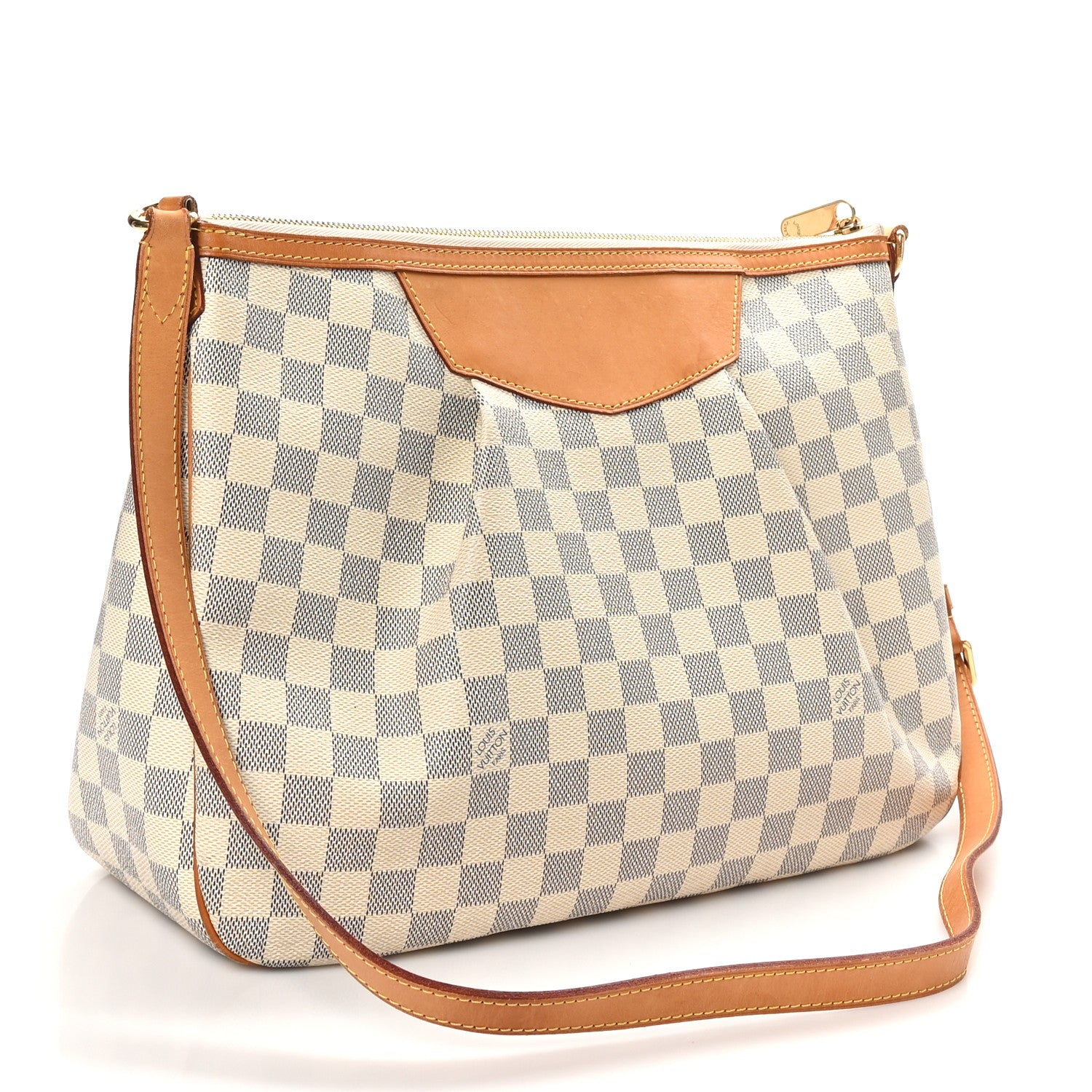 Louis Vuitton Damier Azur Siracusa MM 2 of 9