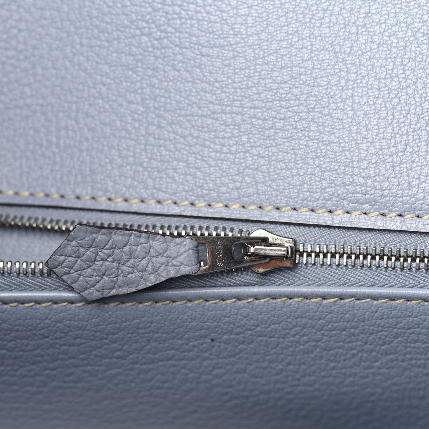 Togo Birkin 35 Bleu Lin