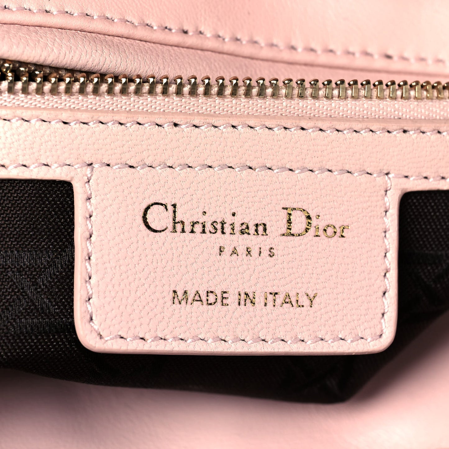 Lambskin Cannage Medium Lady Dior Light Pink