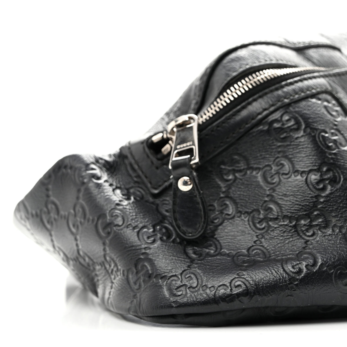 Gucci Guccissima Web Belt Bag Black 8 of 12