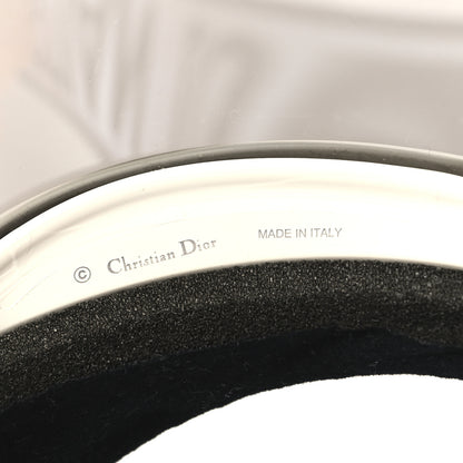 Christian Dior Mirrored DiorClub1 Sun Visor Silver 7 of 8