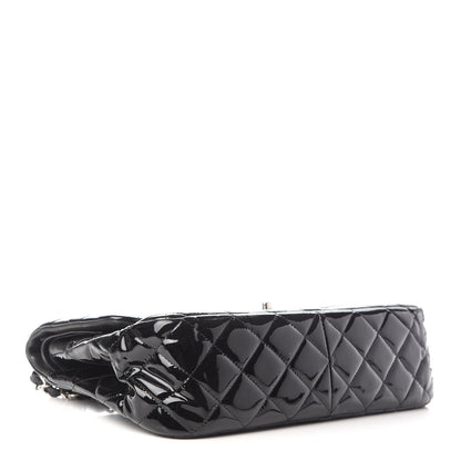 Chanel Patent Quilted Jumbo Double Flap Black 4 of 8