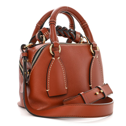 Chloe Calfskin Small Daria Sepia Brown 3 of 11