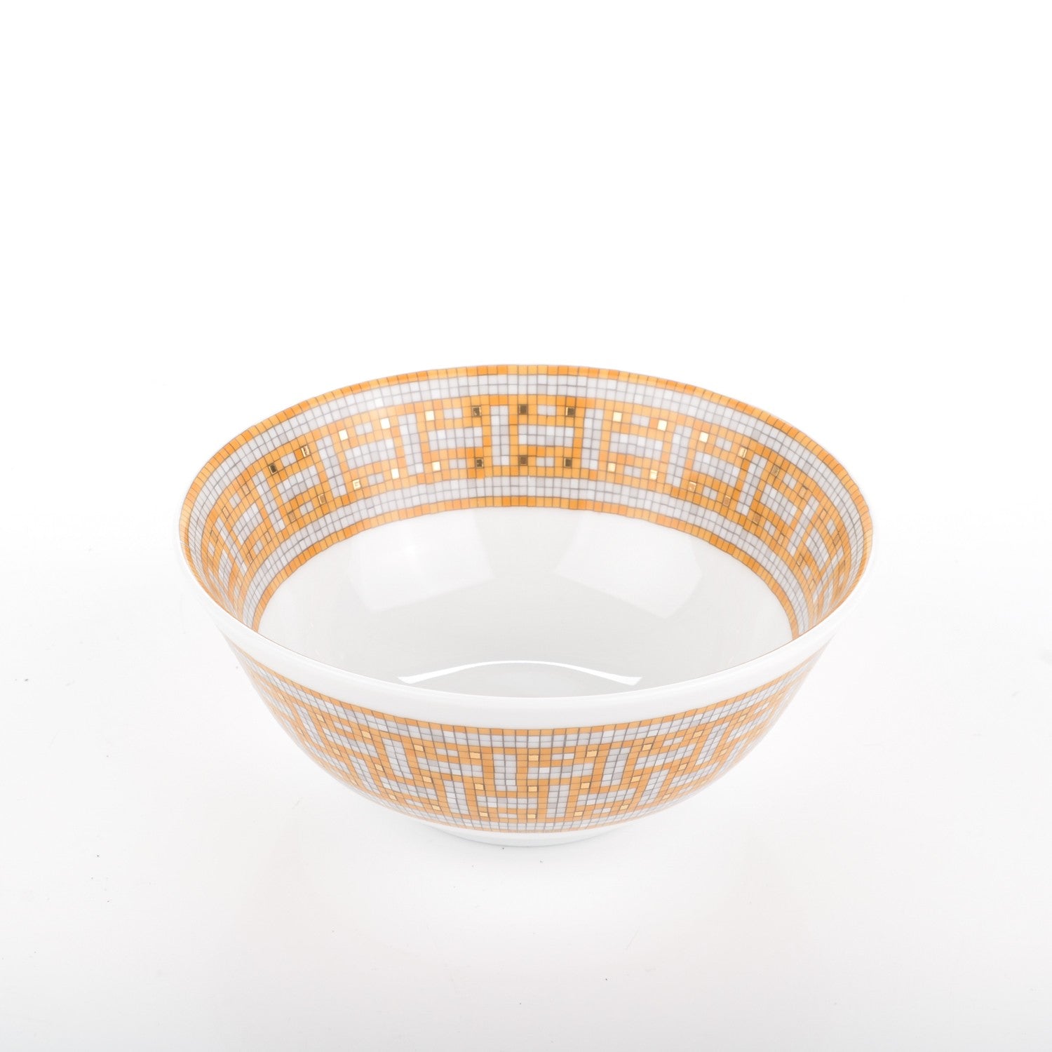Hermes Porcelain Mosaique au 24 Rice Bowl Set of 2 4 of 7