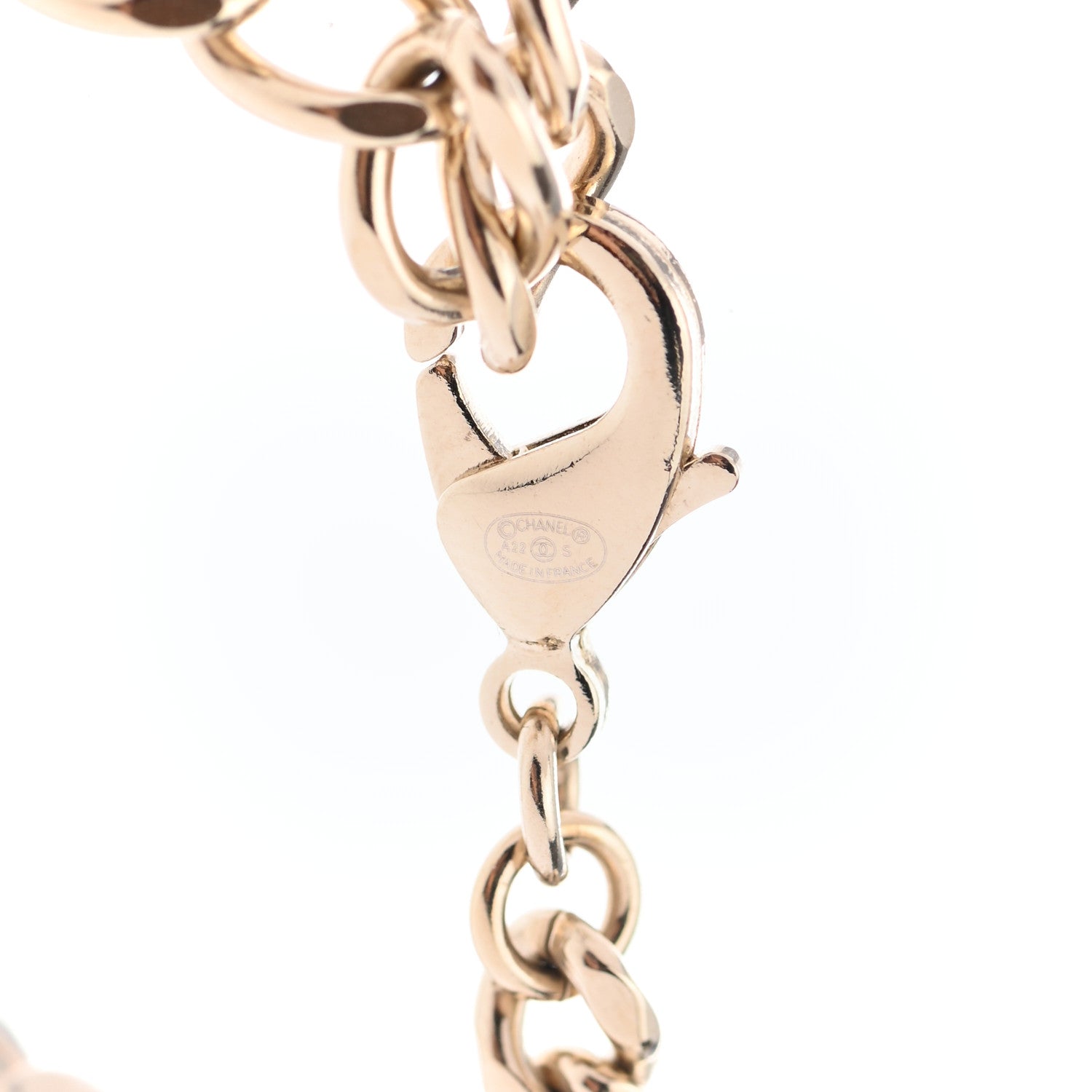 Chanel Resin Crystal CC No 5 Perfume Bottle Necklace 6 of 6