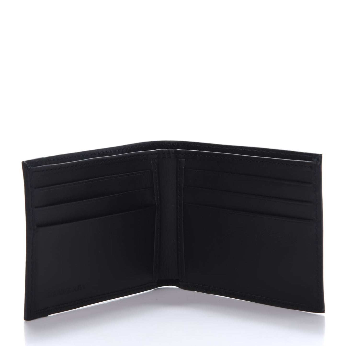 Smoked Check Bi-Fold Wallet Black