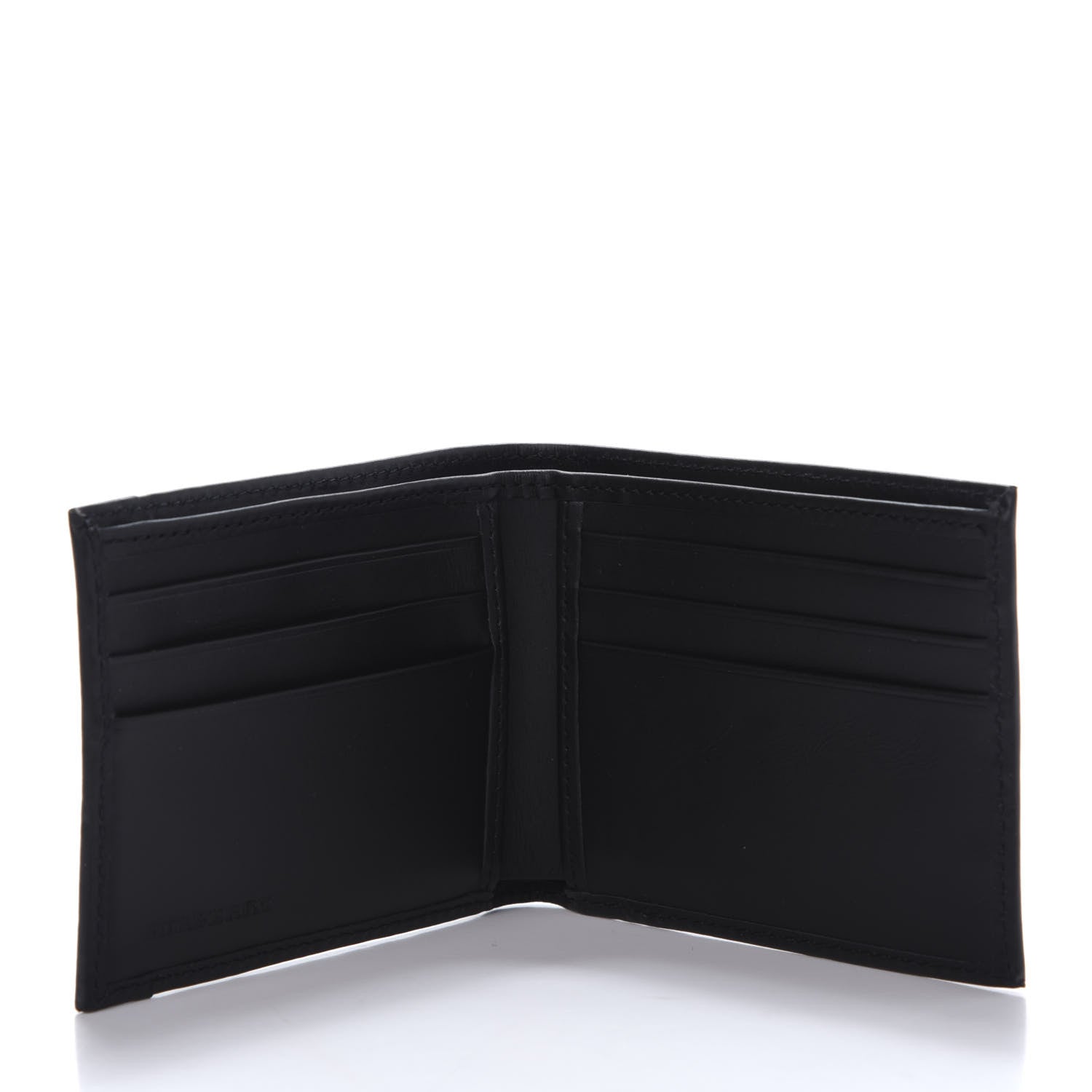 Burberry Smoked Check Bi-Fold Wallet Black 5 of 9