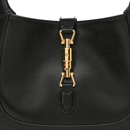 Gucci Boarded Dyana Lux Calfskin Small Jackie 1961 Hobo Black 9 of 11