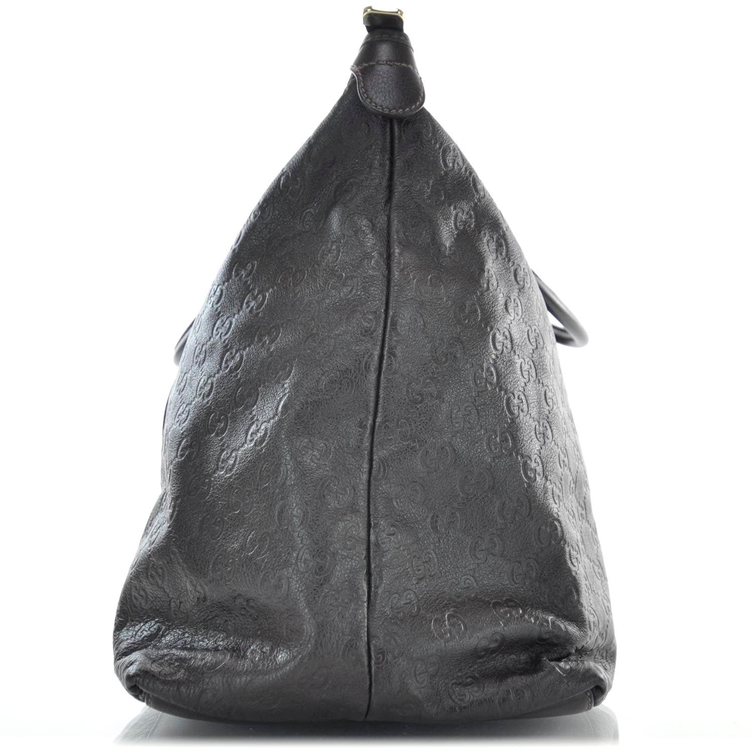 Gucci Guccissima Medium Joy Tote Bag Dark Brown 4 of 10