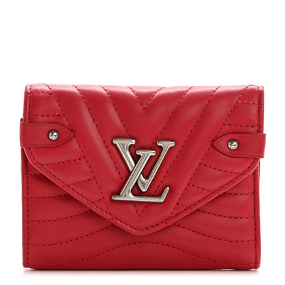 Louis Vuitton Calfskin New Wave Compact Wallet Rouge 1 of 7