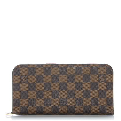 Louis Vuitton Damier Ebene Insolite Wallet Red 1 of 6