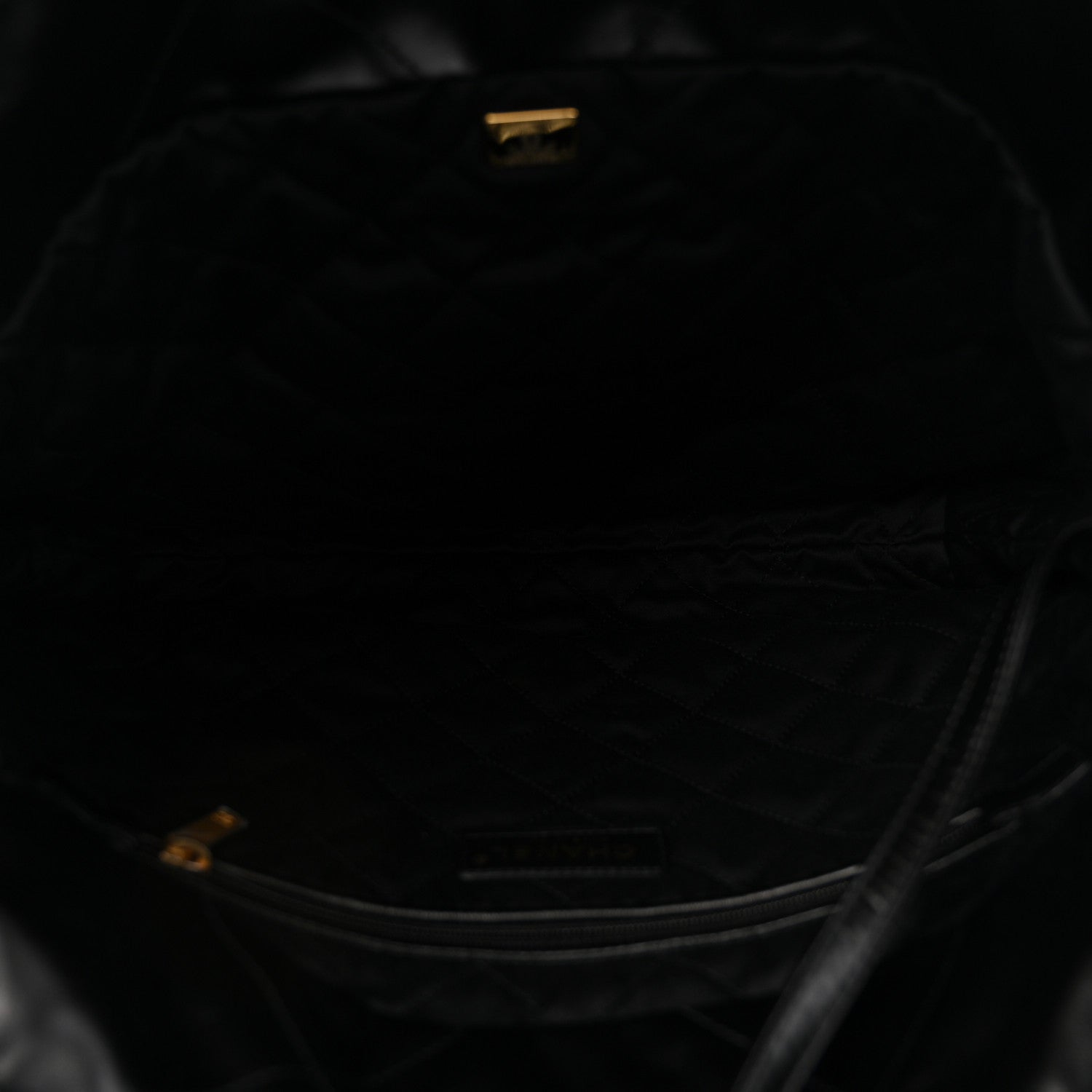 Chanel Shiny Calfskin Quilted Small Chanel 22 Black 6 of 11