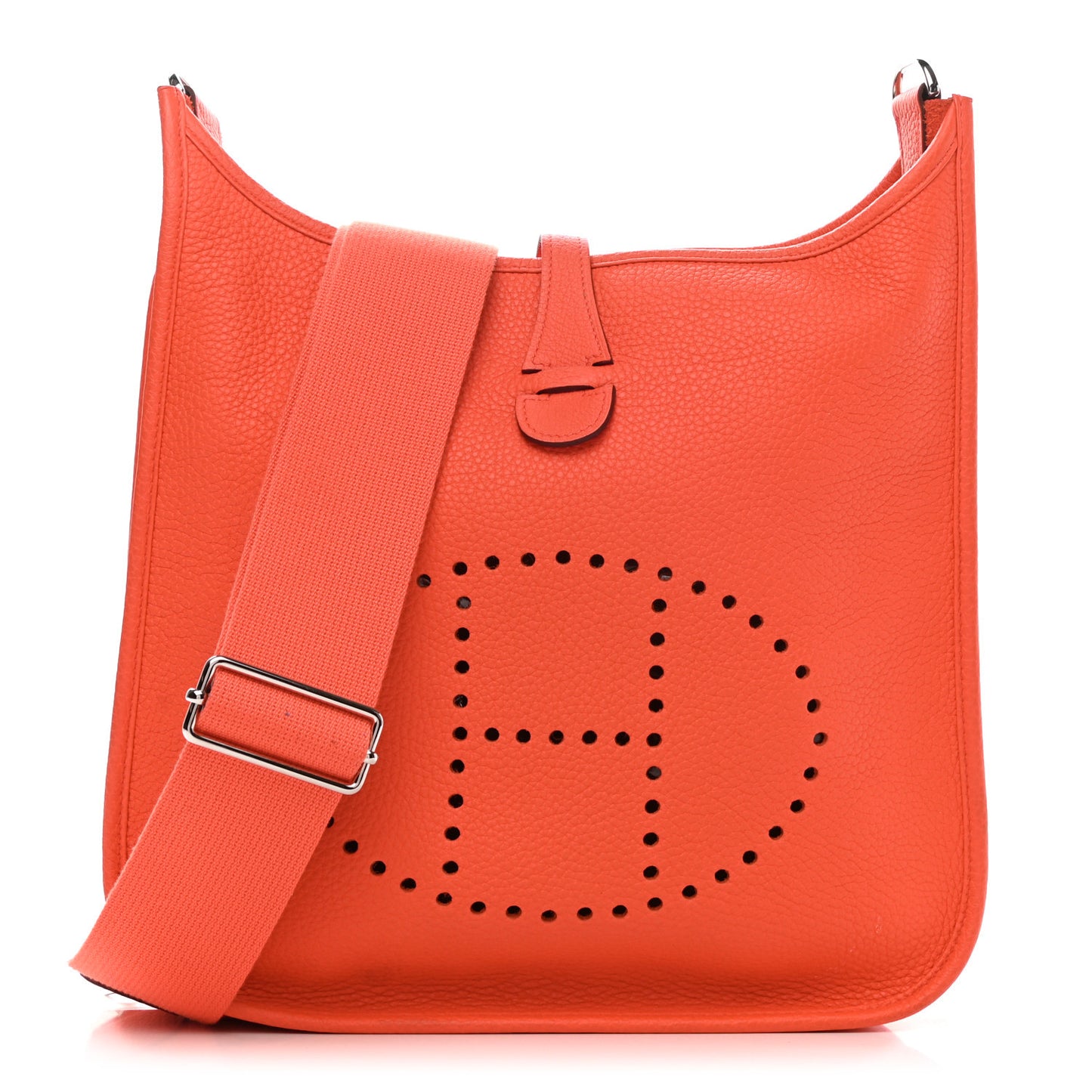 Taurillon Clemence Evelyne III PM Orange Poppy
