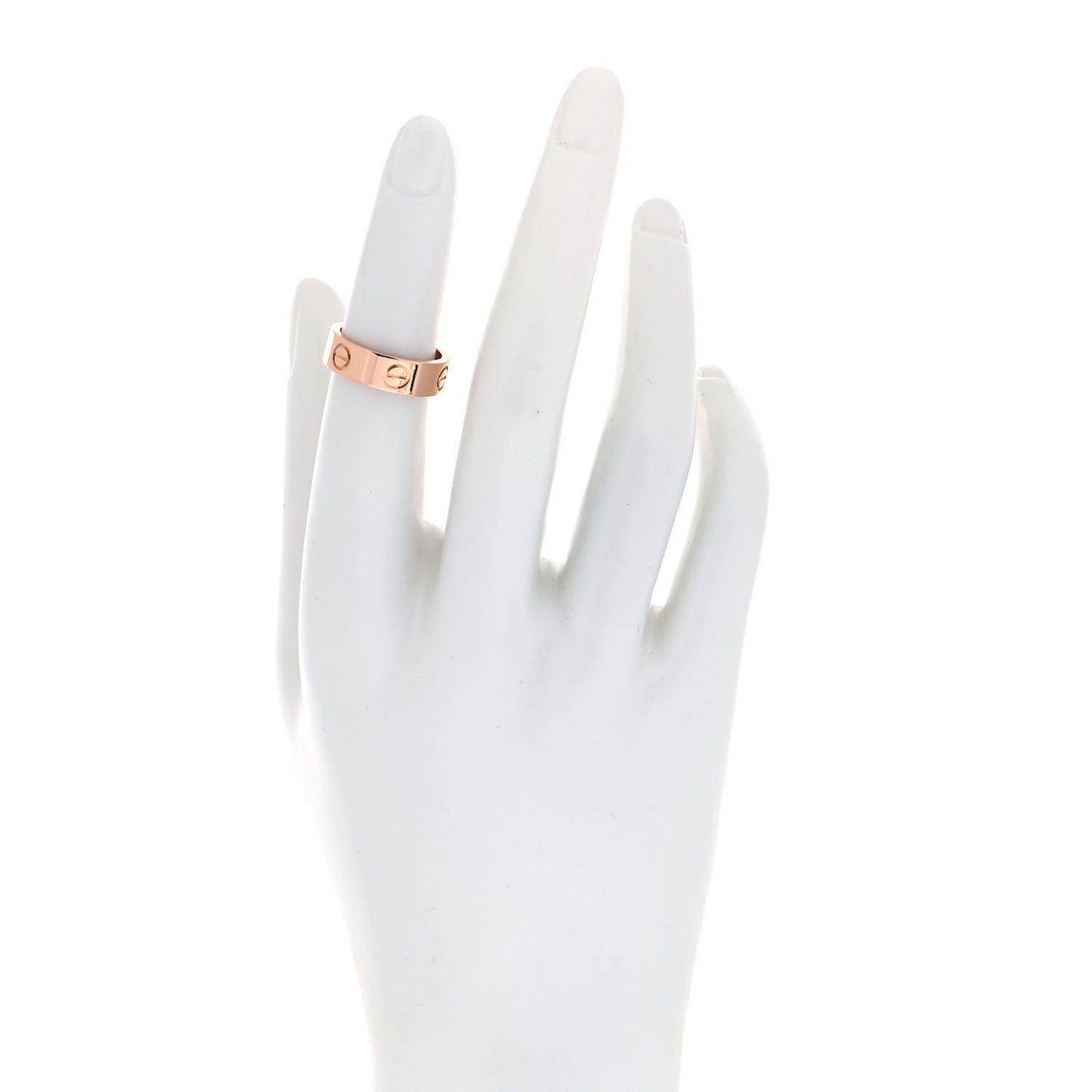 18K Pink Gold 5.5mm LOVE Ring 49 4.75