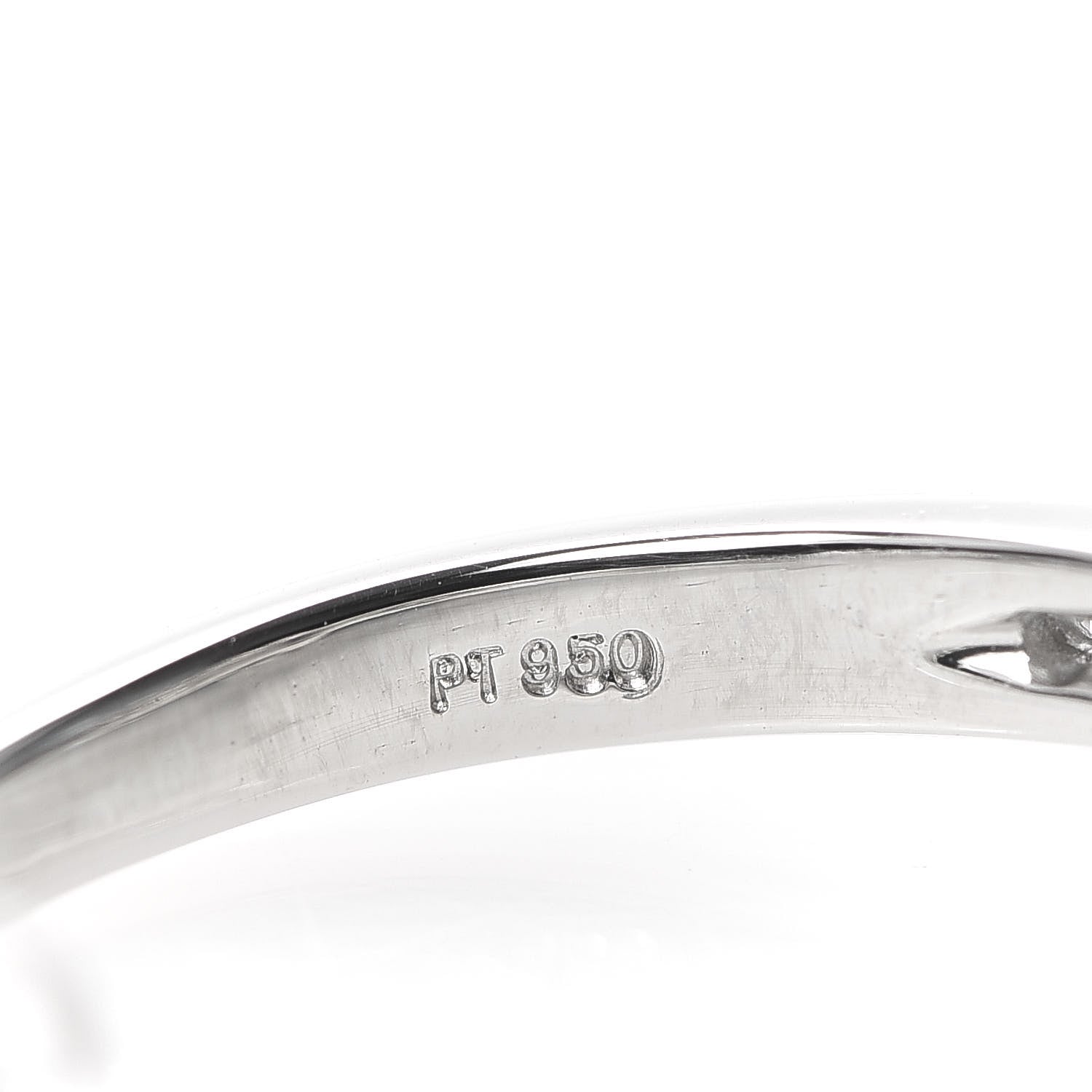 Tiffany Platinum Diamond .64ct Flora Ring 53 6.25 7 of 7