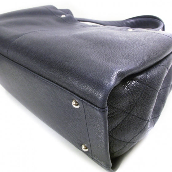 Chanel Caviar Executive Cerf Shopper Tote Navy 5 of 12