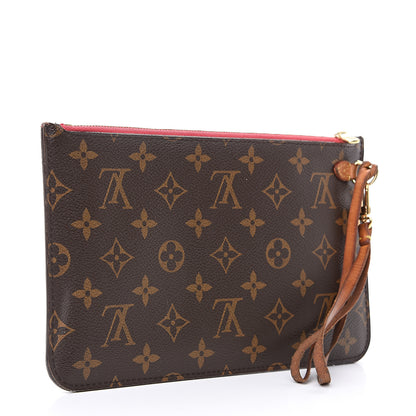 Louis Vuitton Monogram Neverfull MM GM Pochette Grenade 2 of 12