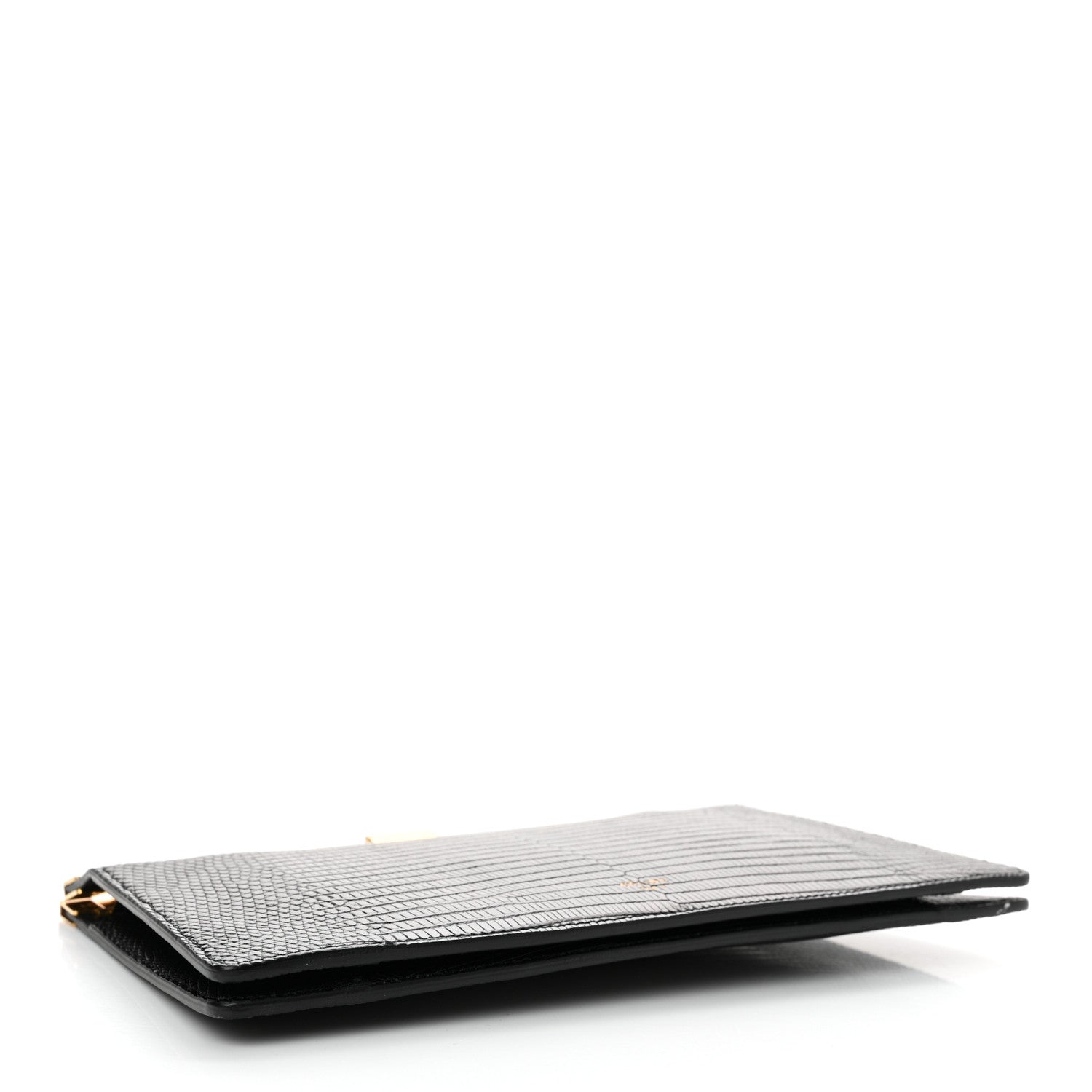 Celine Lizard Mini Clasp Clutch Bag Black 4 of 10
