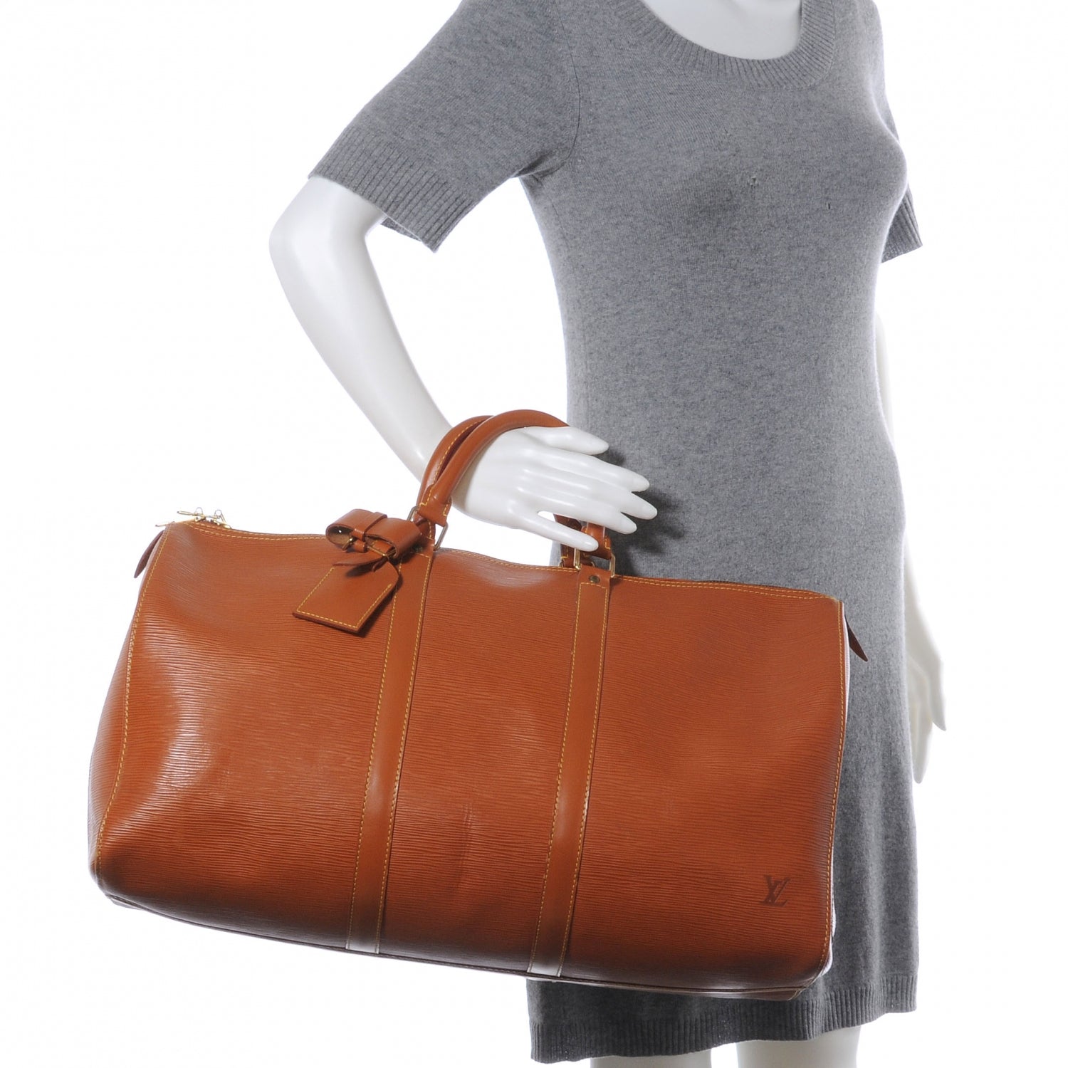 Louis Vuitton Epi Keepall 50 Cipango 2 of 8