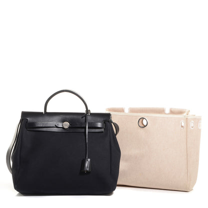 Hermes Toile Herbag Black 3 of 12
