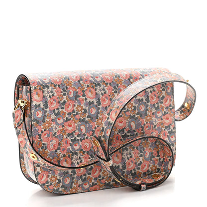 Gucci X LIBERTY OF LONDON Textured Calfskin Infinity Abbey Horsebit 1955 Shoulder Bag Perfect Pink Ivory 2 of 11