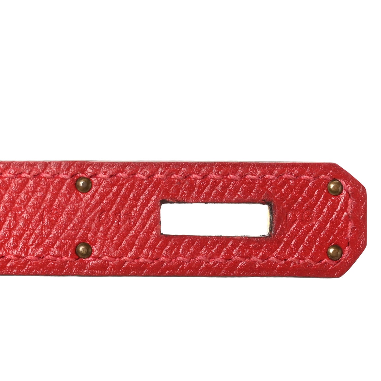 Hermes Epsom Kelly Sellier 32 Rouge Casaque 6 of 10