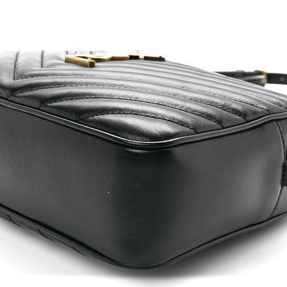 Saint Laurent Calfskin Matelasse Monogram Lou Camera Bag Black 10 of 10