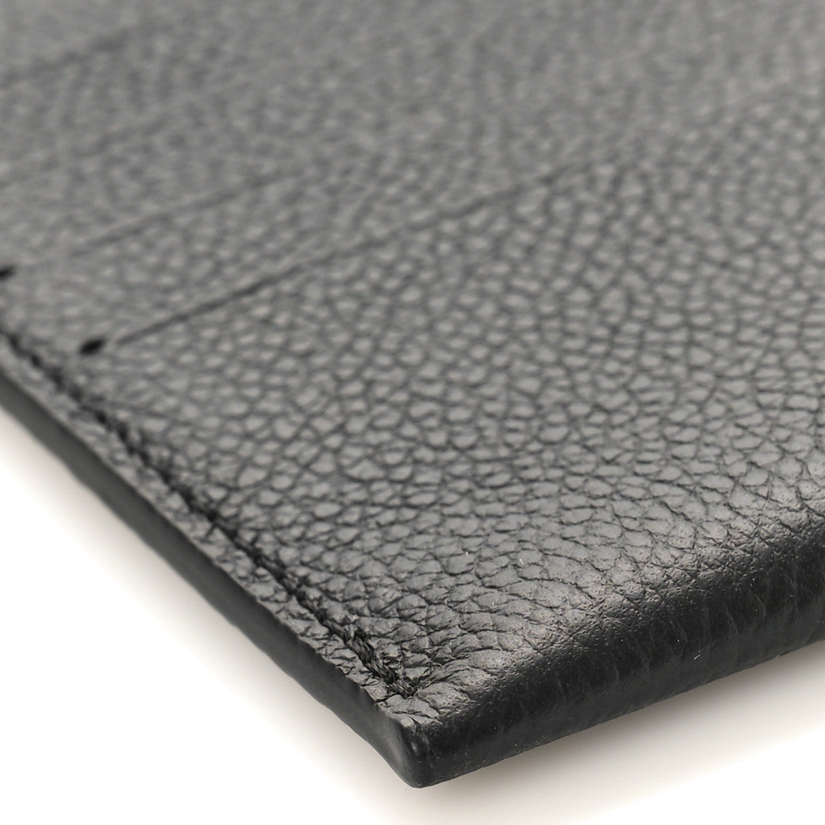 Louis Vuitton Calfskin Felicie Chain Wallet Card Holder Insert Black 7 of 8