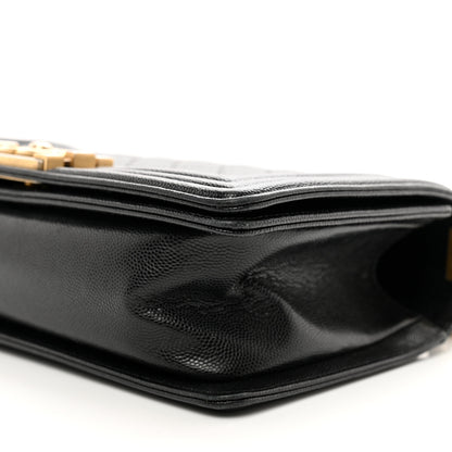 Chanel Caviar Quilted Medium Boy Flap Black 13 of 14
