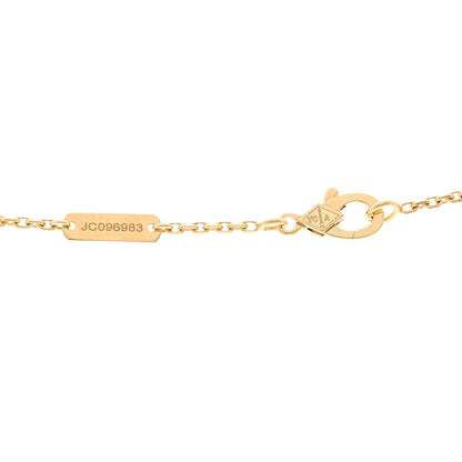 Van Cleef & Arpels 18K Yellow Gold Mother of Pearl Vintage Alhambra Pendant Necklace 4 of 6
