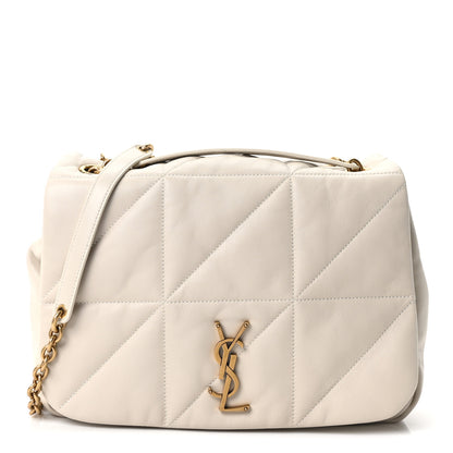 Saint Laurent Lambskin Matelasse Monogram Medium Jamie 4.3 Crema Soft 1 of 10