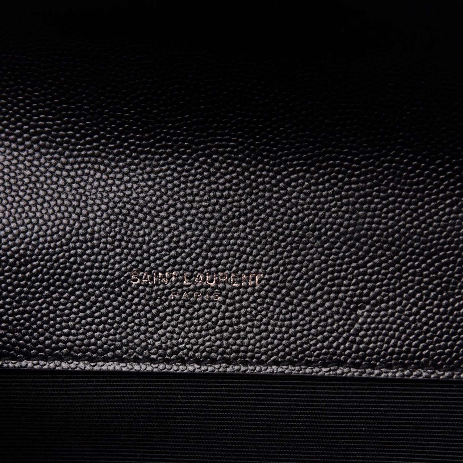 Saint Laurent Grain De Poudre Textured Mixed Matelasse Triquilt Small Monogram Satchel Black 6 of 10