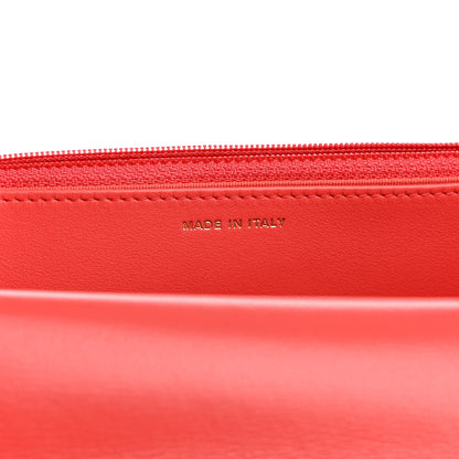 Chanel Lambskin Quilted Chanel 19 Wallet On Chain WOC Coral 7 of 13