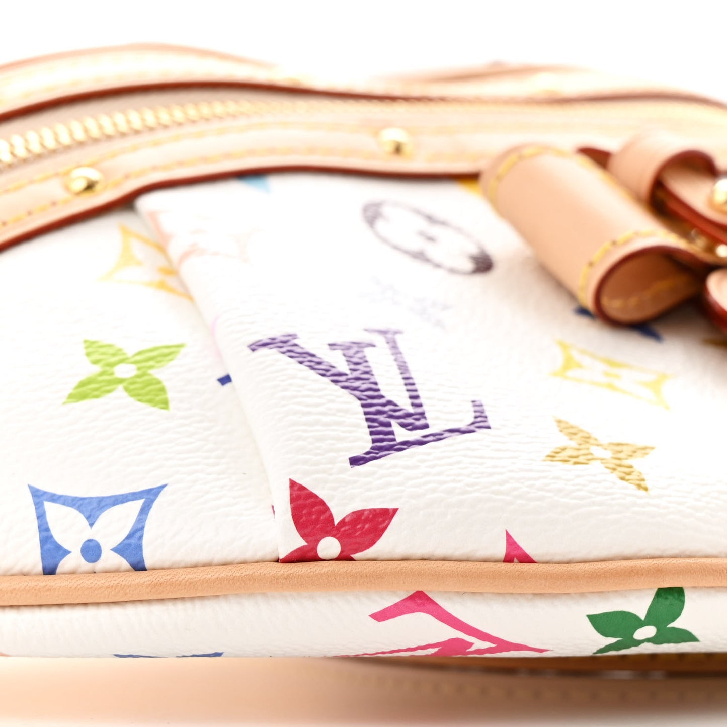 LV X TM Monogram Multicolor High Rise Bumbag White