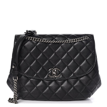 Chanel Lambskin Quilted Small Daily Supple Flap Black 1 of 12