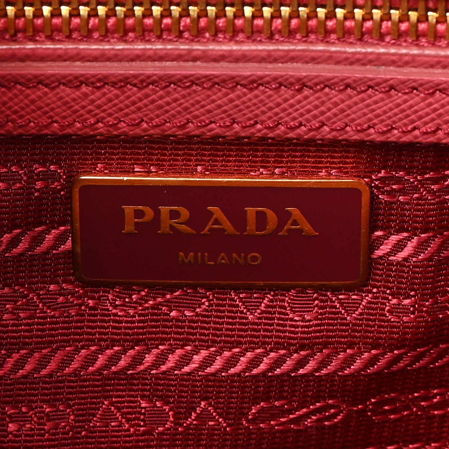 Prada Saffiano Mini Galleria Double Zip Tote Tamaris 5 of 7