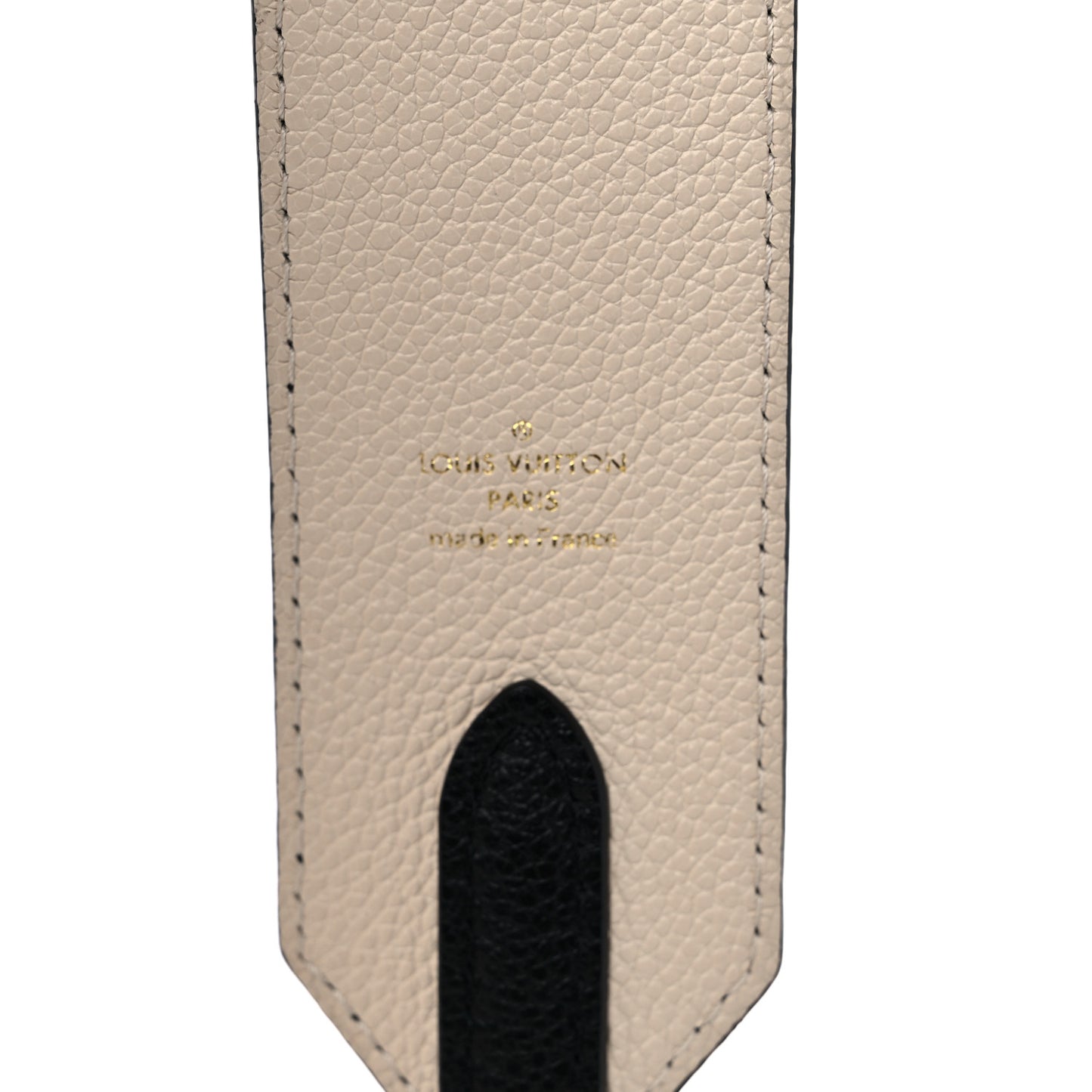 Empreinte Monogram Bandouliere Shoulder Strap Black Beige