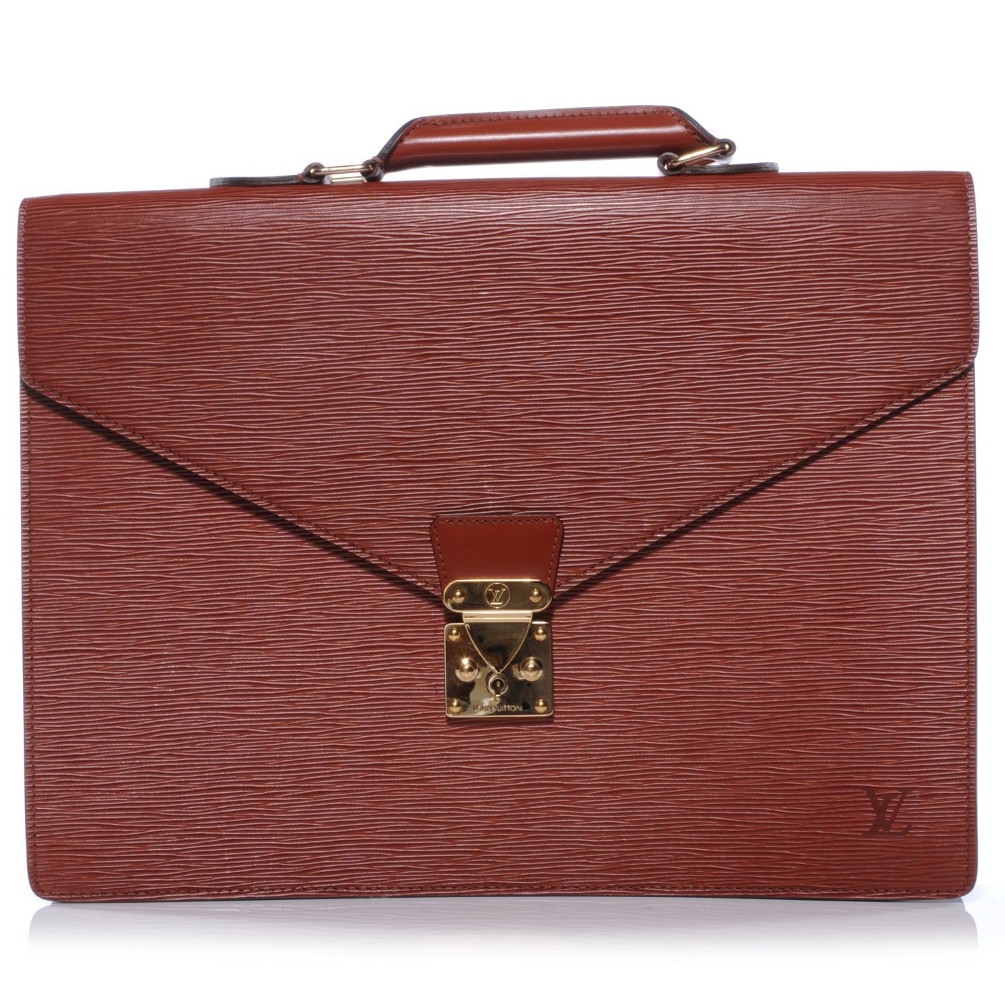 Epi Serviette Ambassadeur Briefcase Fawn