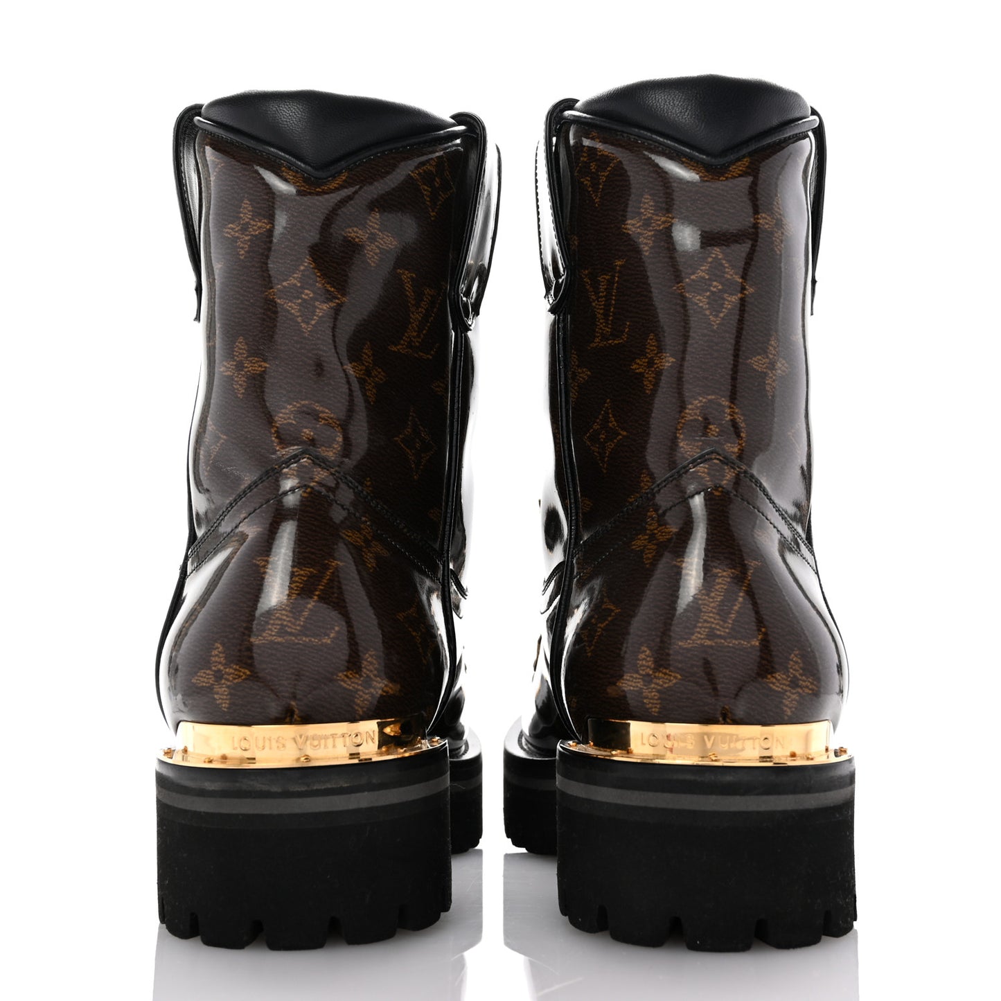 Monogram Glaze Mens Outland Ankle Boots 8.5 Ebene
