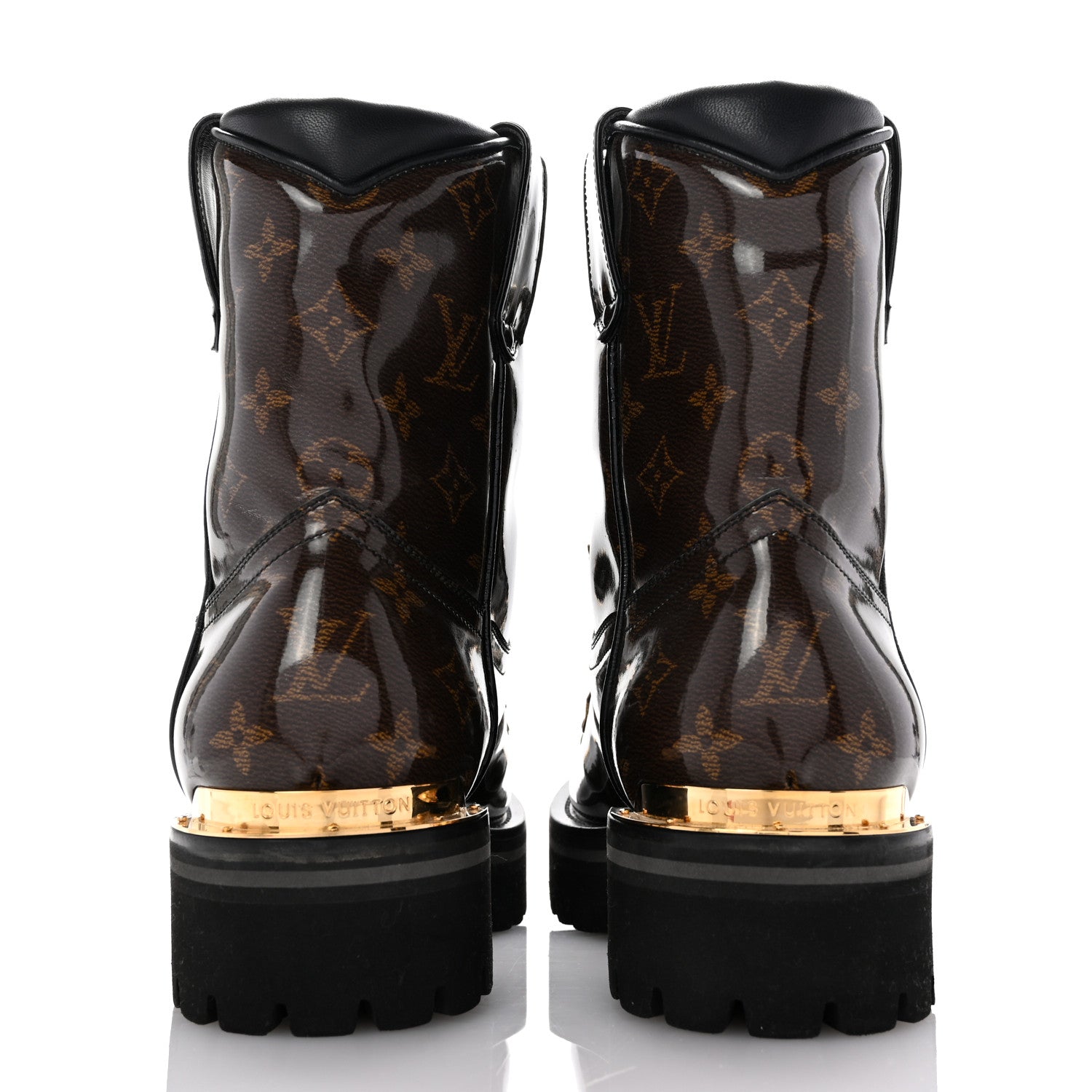 Louis Vuitton Monogram Glaze Mens Outland Ankle Boots 8.5 Ebene 6 of 10