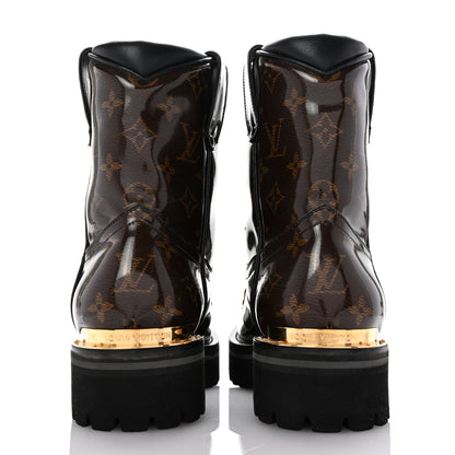 Louis Vuitton Monogram Glaze Mens Outland Ankle Boots 8.5 Ebene 6 of 10