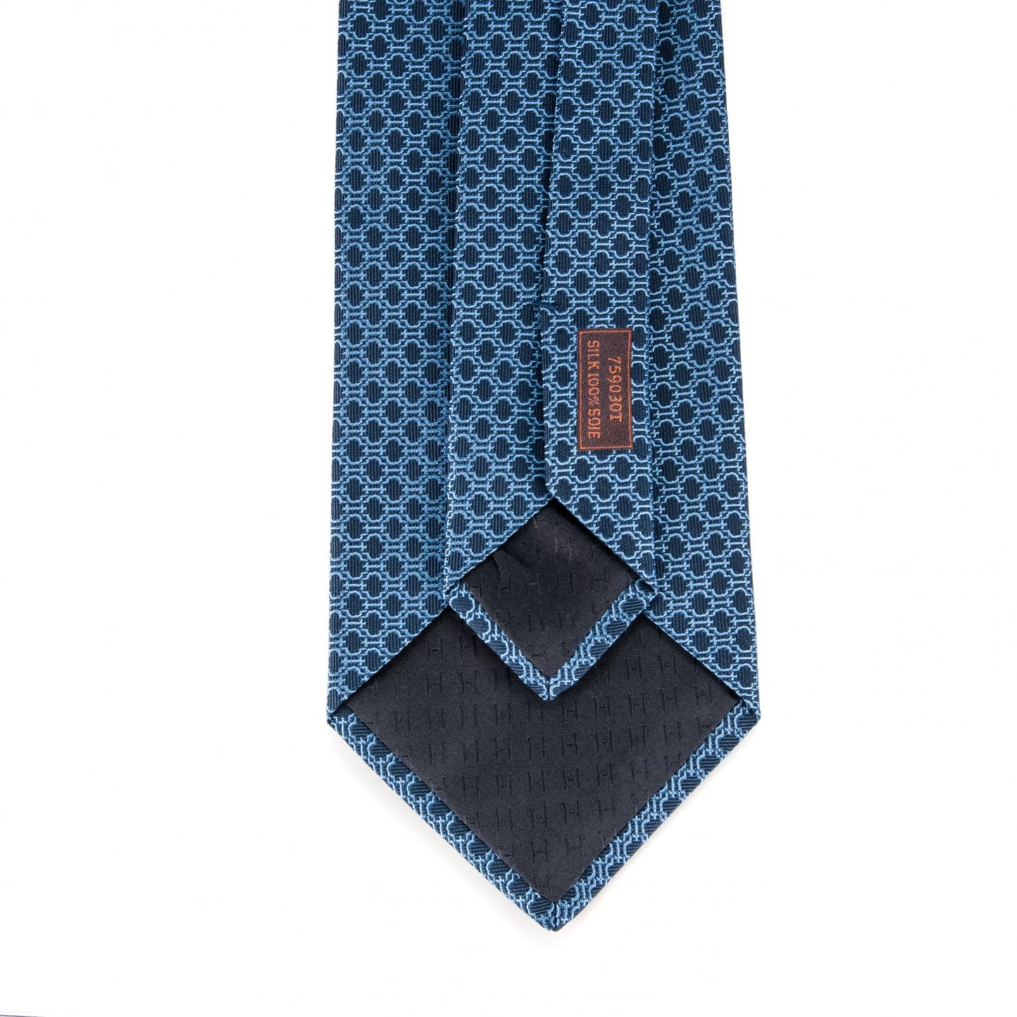 Woven Silk Mens Neck Tie Bleu